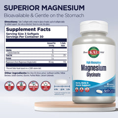Kal ActivGels softgels closeup emphasizes smooth texture for easy swallowing.
