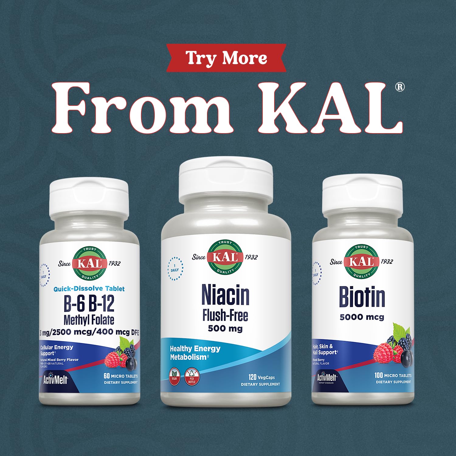 KAL ActivMelt packaging supports on-the-go daily wellness routines.