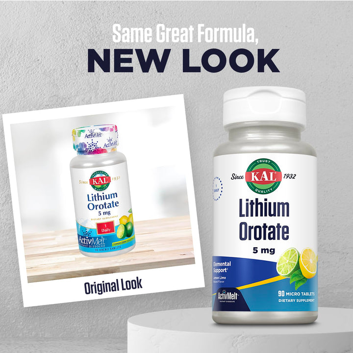 KAL ActivMelt tablet dissolving in water demonstrates quick dissolvability for easy daily use.