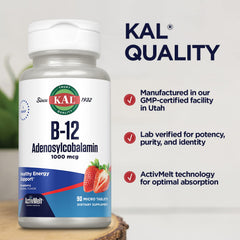 KAL B12 energy support for daily activities and focus