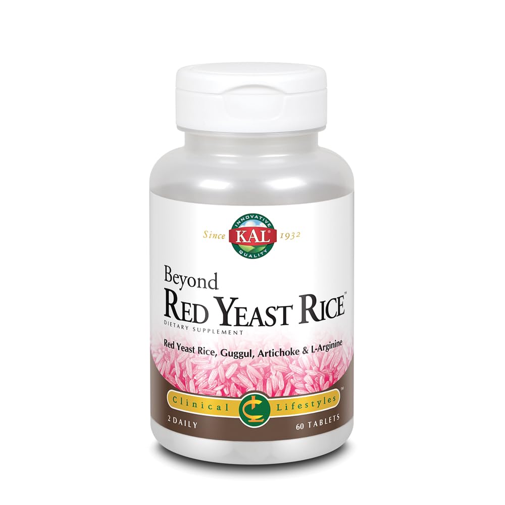 Kal Beyond Red Yeast Rice bottle for daily wellness routine.