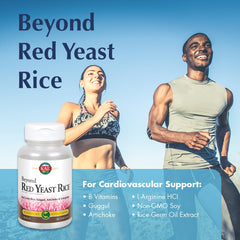 Kal Beyond Red Yeast Rice tablets close-up for easy daily use.