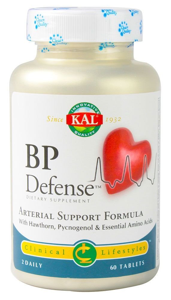 KAL BP Defense bottle front view highlighting cardiovascular support