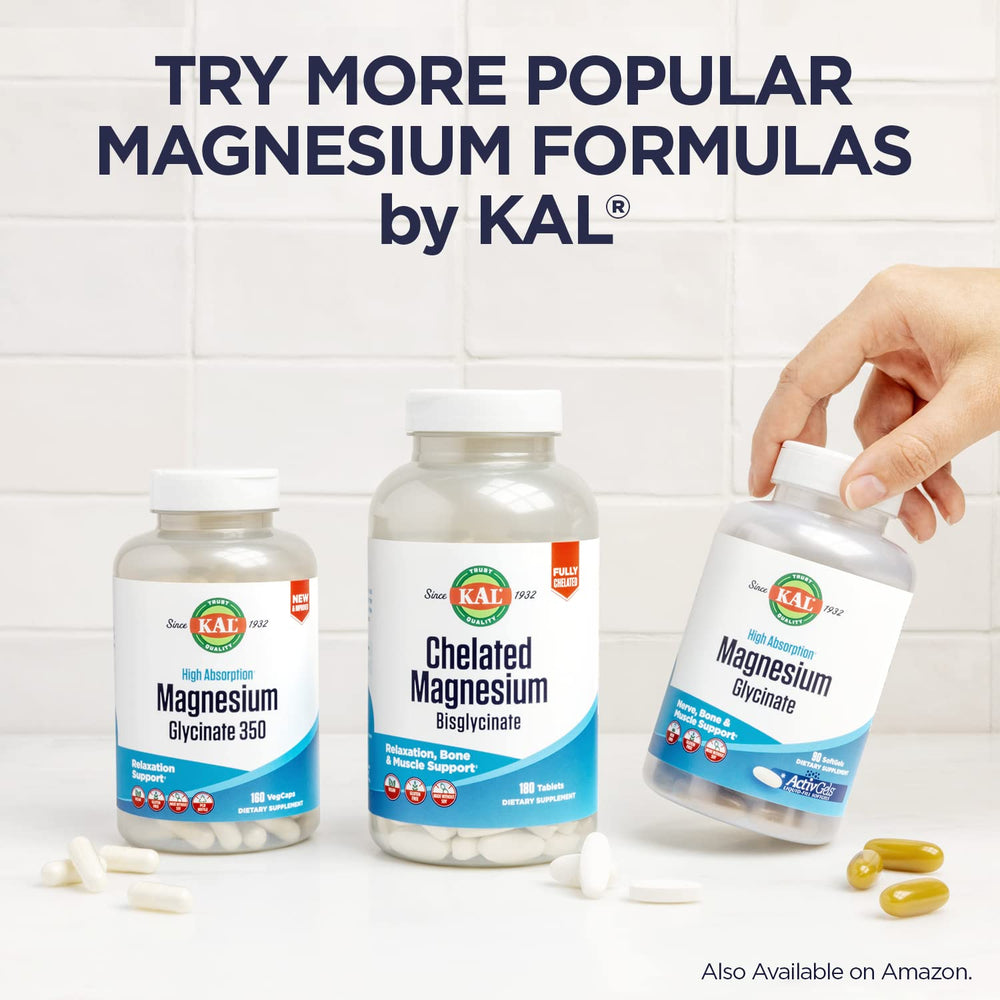 KAL Cal-Citrate+ gluten-free icon indicates dietary suitability for sensitive diets.
