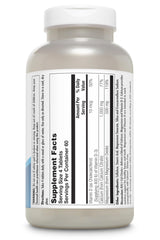 KAL Cal-Citrate+ tablets serving shows 1,000 mg calcium per 4-tablet serving.