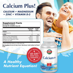 KAL Calcium Plus Softgels label shows calcium, magnesium, and D3 for absorption.