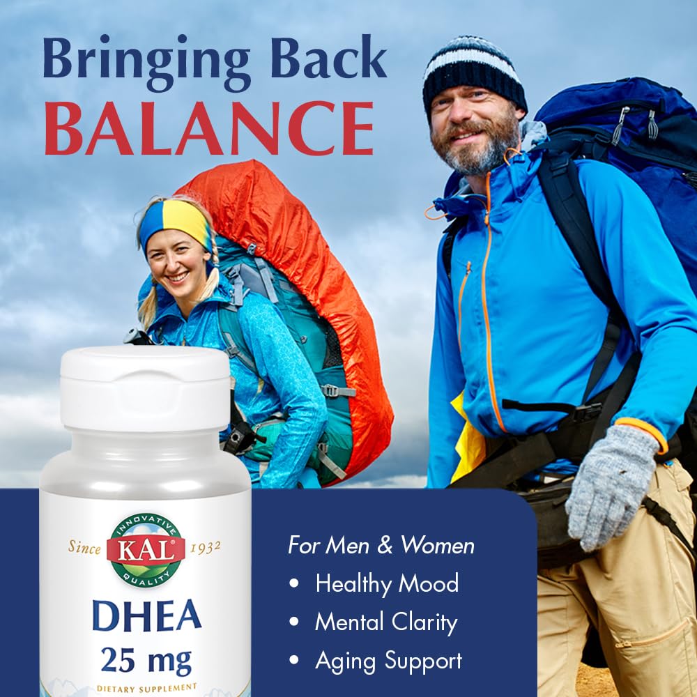 KAL DHEA 99.5% pure close-up emphasizing quality