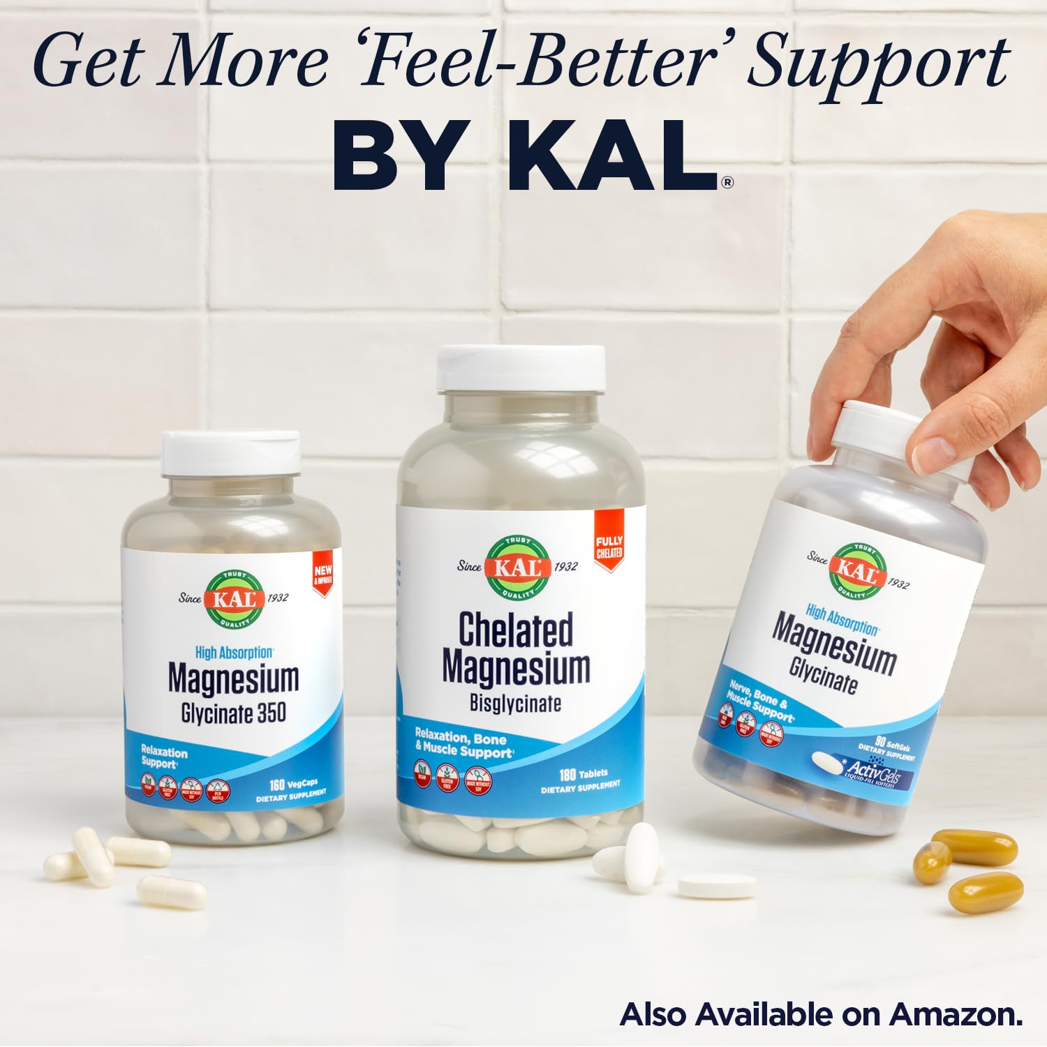 KAL product packaging shows dosage details clearly.