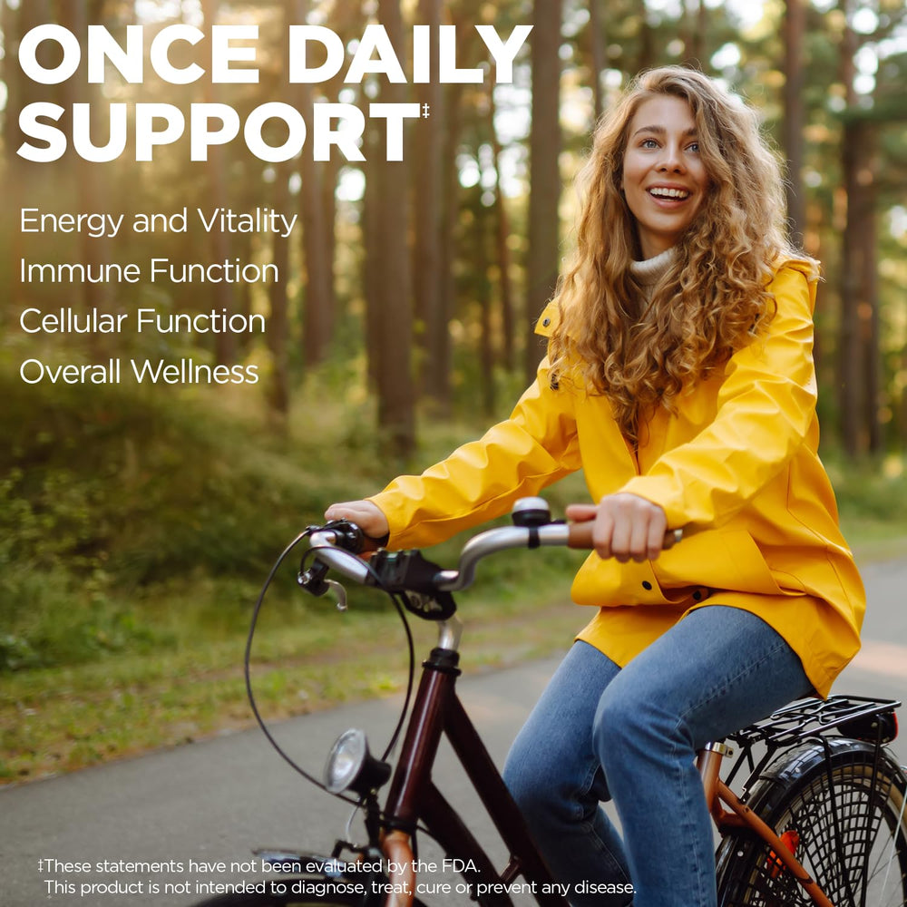 KAL Enhanced Energy Tablets packaging emphasizes convenient, iron-free daily energy boost.
