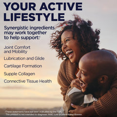 KAL Glucosamine Chondroitin MSM label close-up with Vitamin C for connective tissue support.