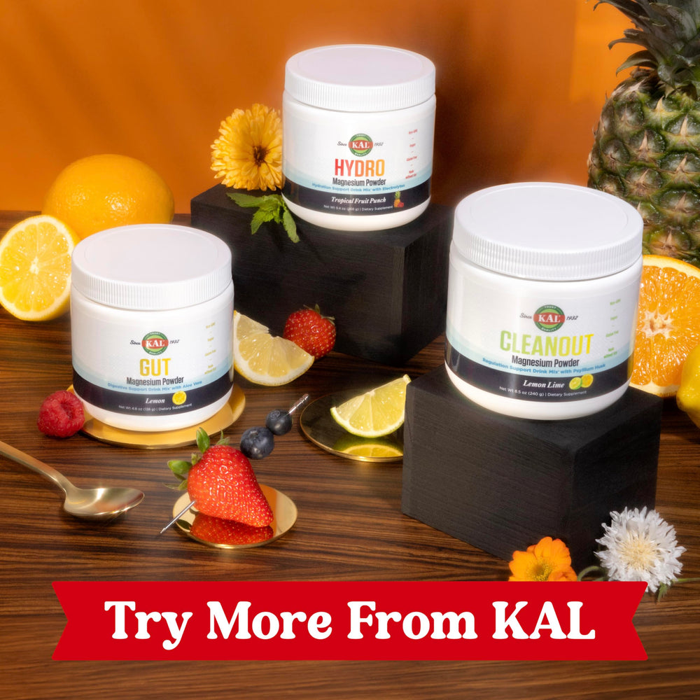 Athlete drinks KAL Hydro Magnesium Plus Electrolytes after a workout for hydration.