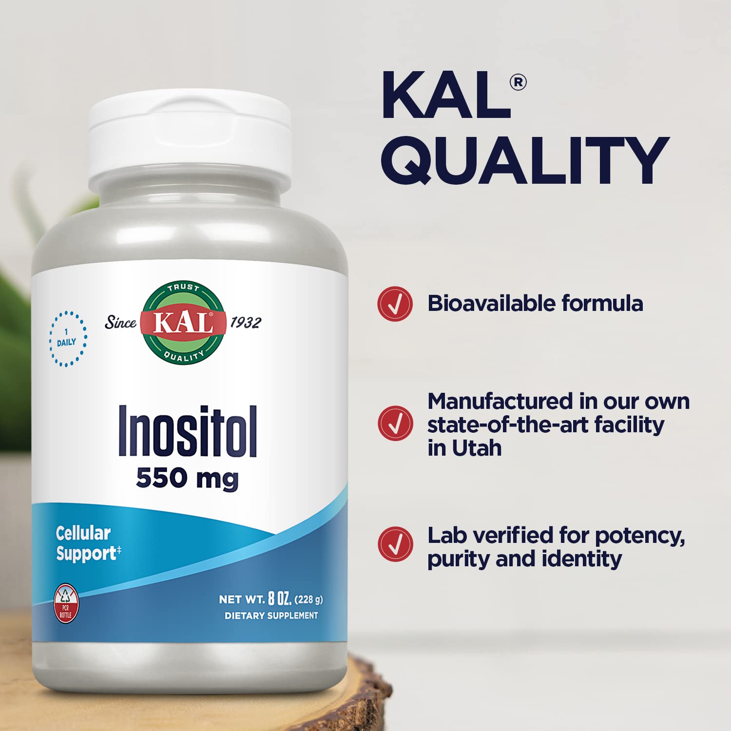 KAL Inositol Powder crystal texture highlights a pure crystalline form