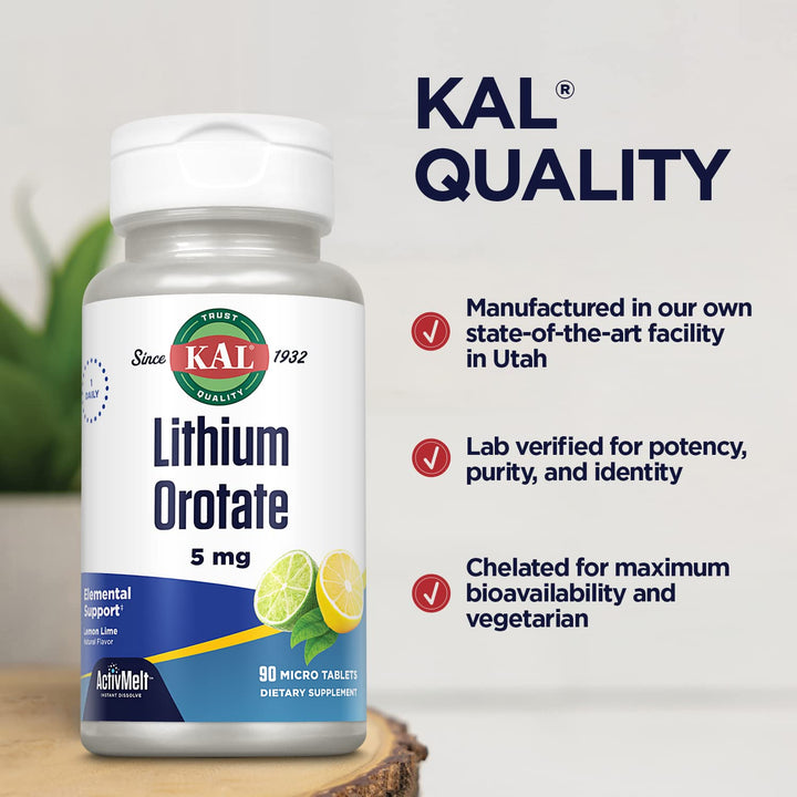 KAL ActivMelt flavor panel highlighting natural lemon-lime taste for pleasant daily routine.