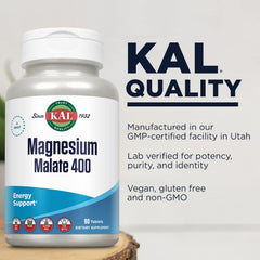 KAL Magnesium Malate bottle with PCR packaging signals eco-friendly choice.