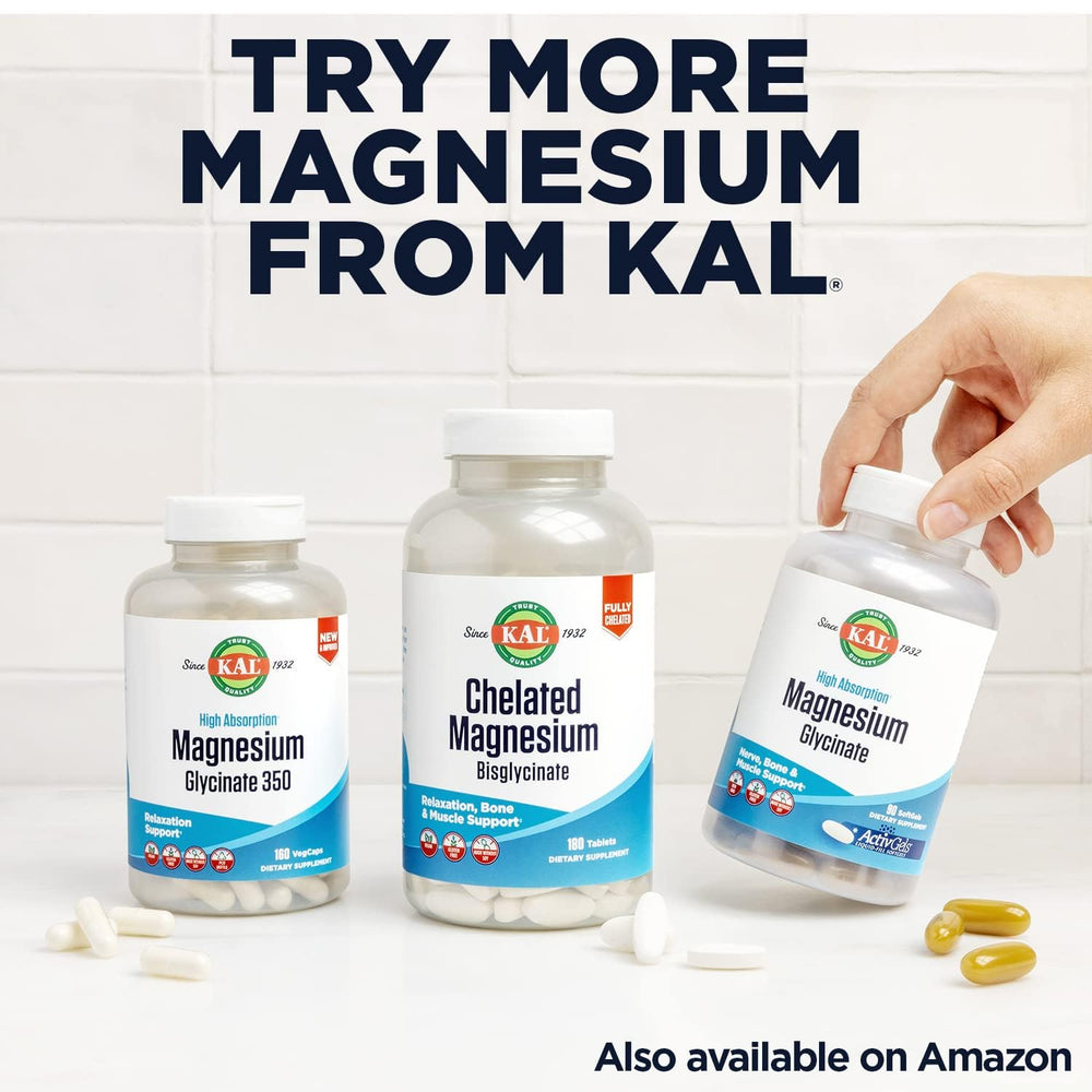 KAL Magnesium Malate morning-use scene shows easy daily routine.