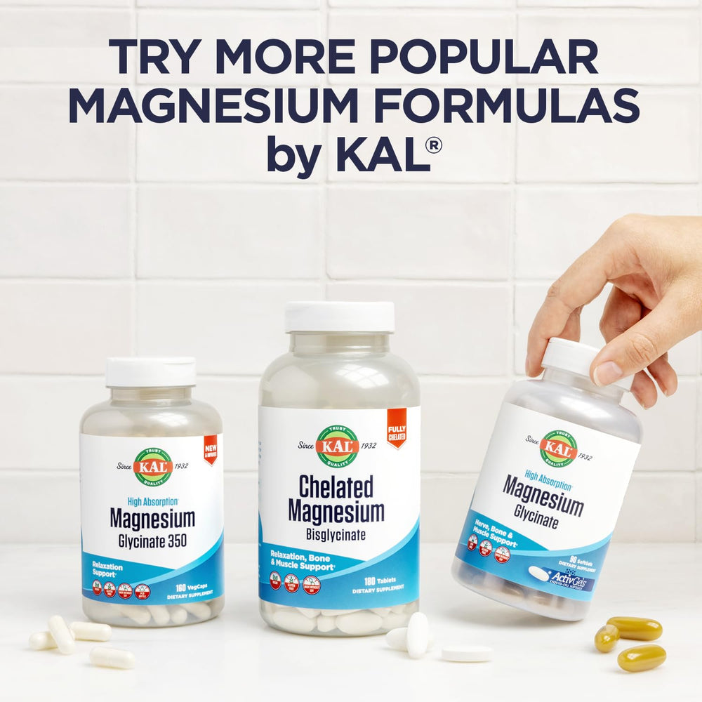 KAL tablet dissolves within minutes ActivTab tech benefit