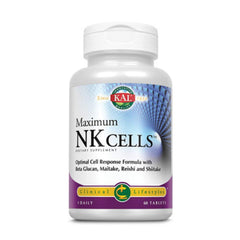 Kal Maximum NK Cells Tablets bottle highlighting immune support and NK cell activity