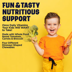 KAL MultiSaurus mixed berry flavor with chewables and real ingredients for daily use