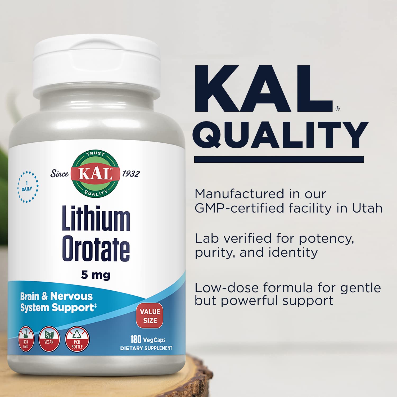 KAL PCR bottle packaging emphasizing eco-friendly packaging