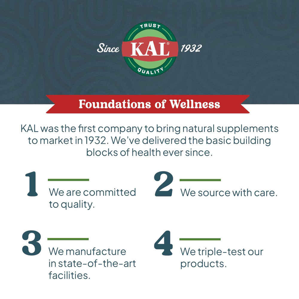 KAL plant-based, Stevia-sweetened formula appeals to vegetarian lifestyles.