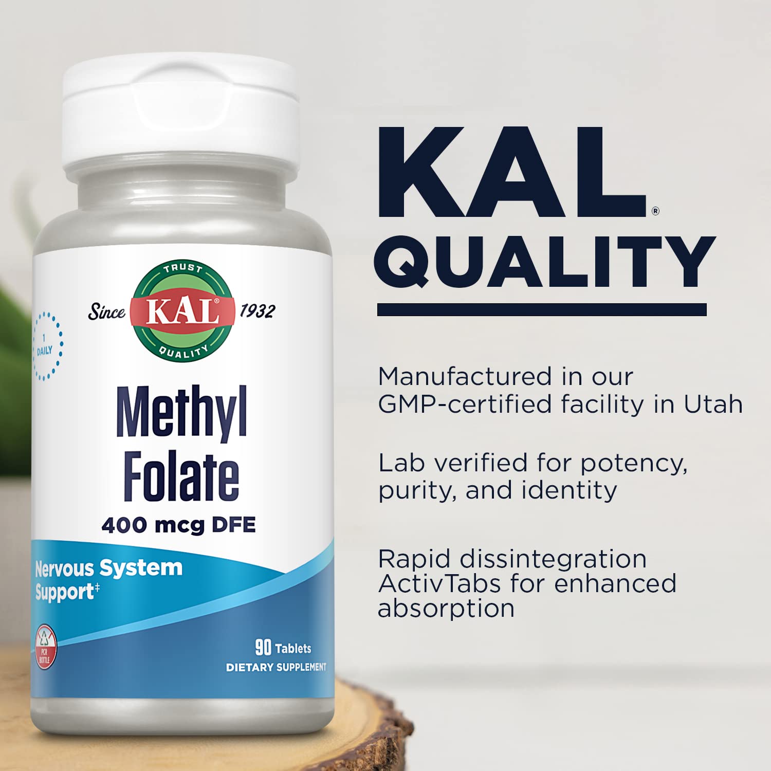 KAL prenatal support bottle suggesting pregnancy nutrition.