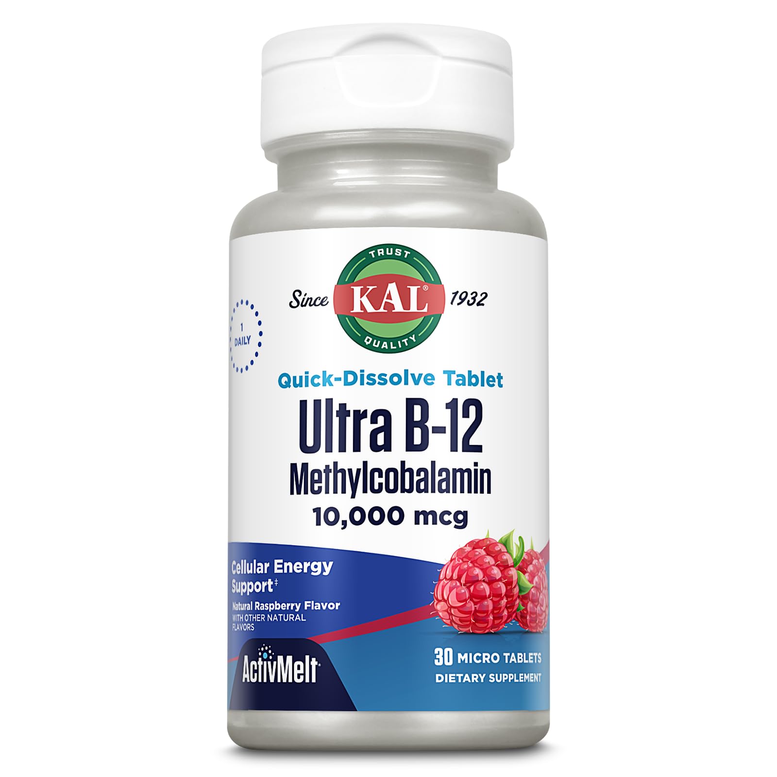 KAL Ultra B12 Methylcobalamin 10,000 mcg – Vitamina B12 de alta potenc ...