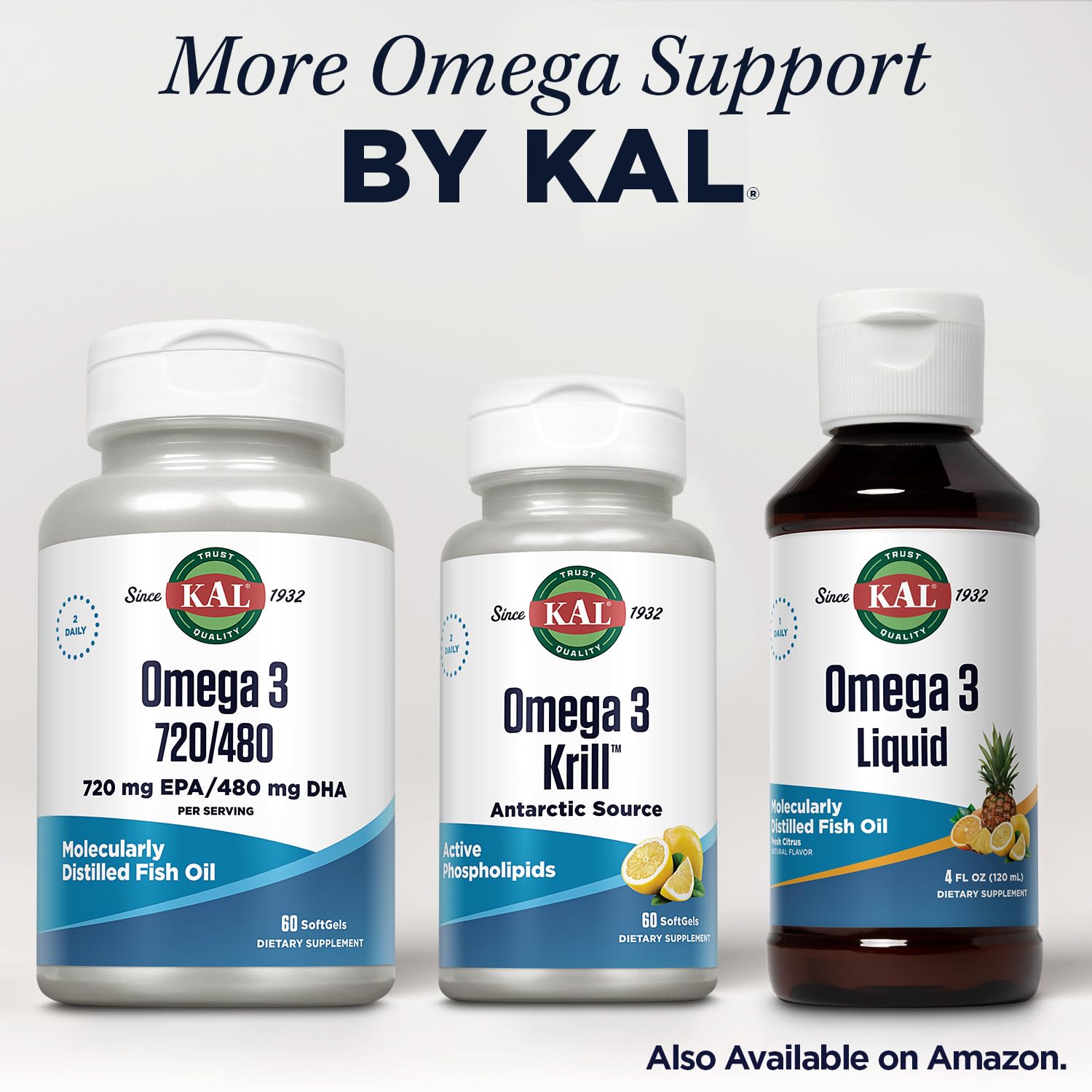 KAL Ultra Omega 3-6-9 on clean counter for daily habit