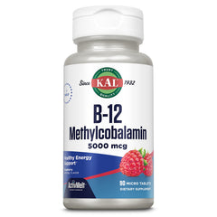 KAL Vitamin B12 micro tab pack supports easy daily energy.