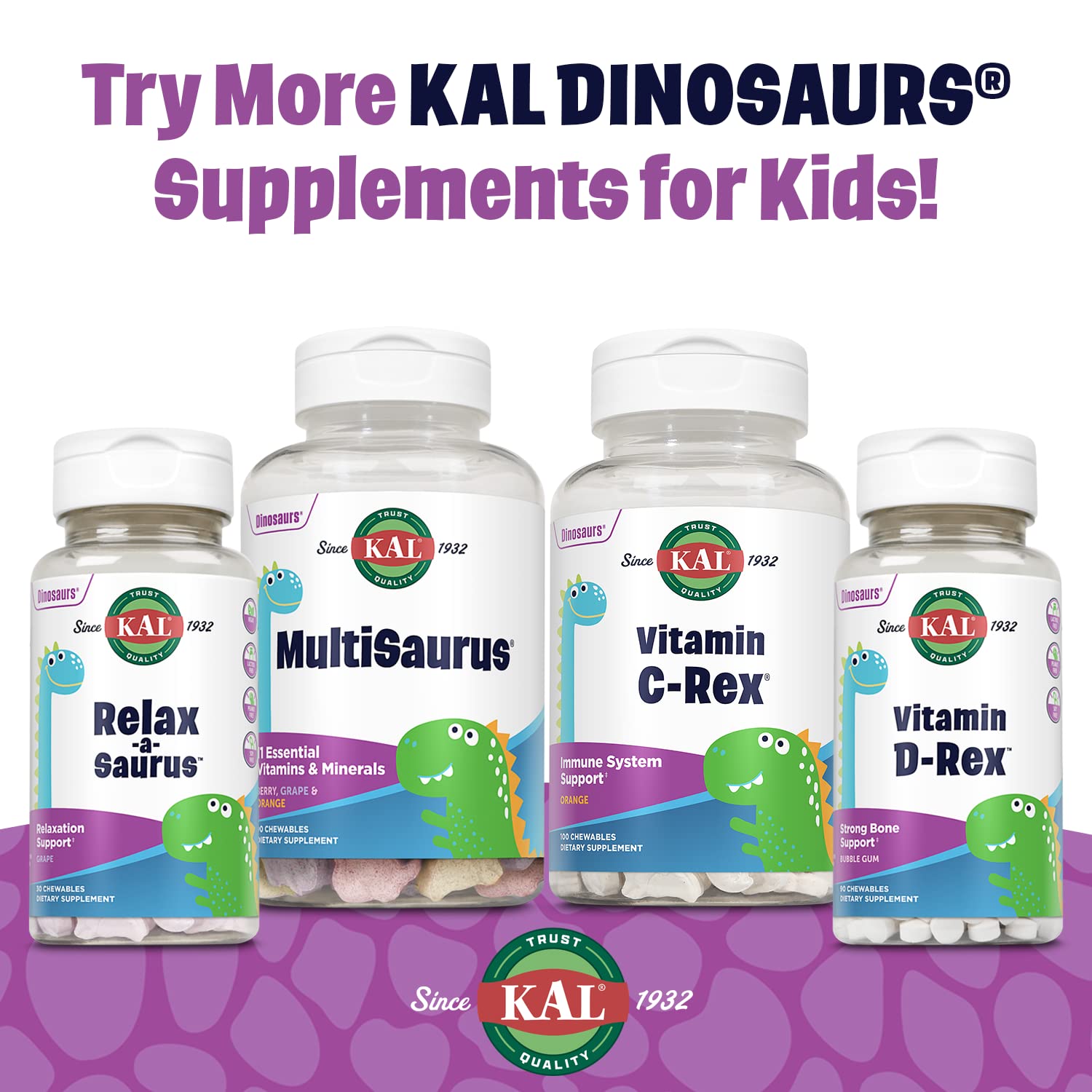 KAL Vitamin D-Rex daily use for growing children’s bone health