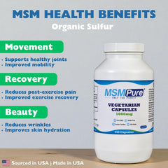 KALA HEALTH MSMPure capsules blister showcasing easy daily support.