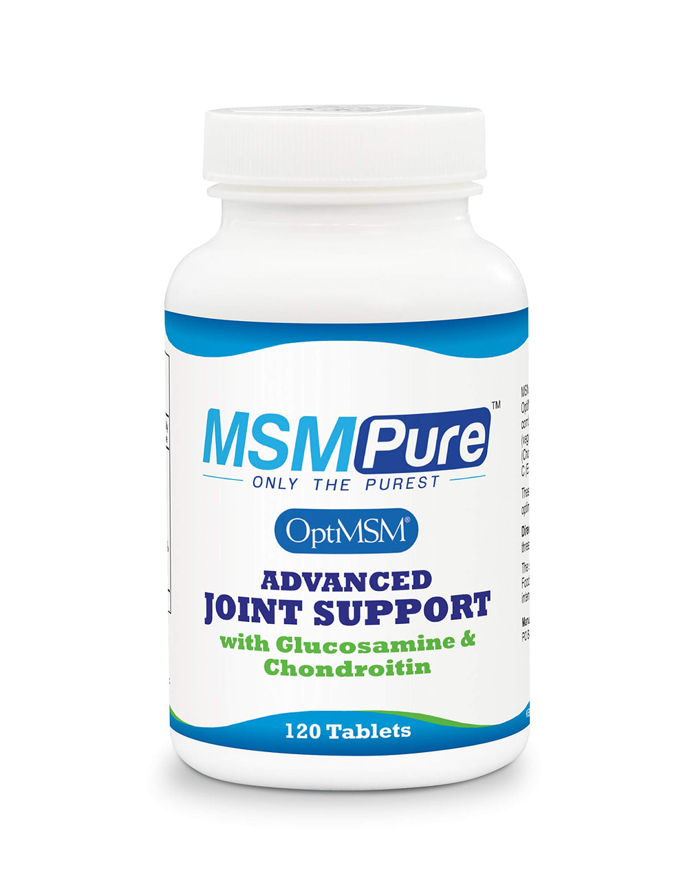 KALA HEALTH MSMPure tablets bottle illustrating convenient daily joint support opportunities.