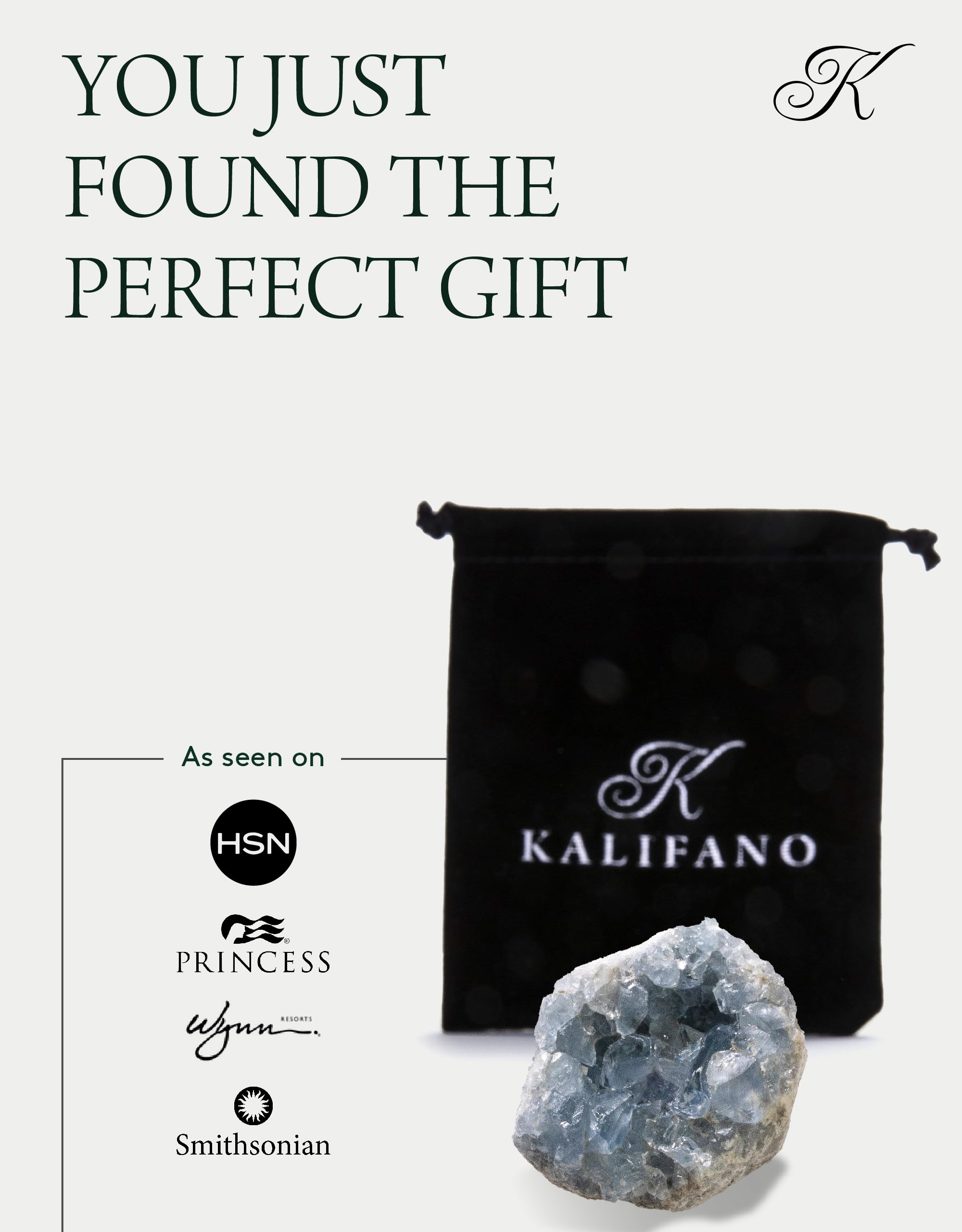Kalifano Celestite geode surface detail shows delicate crystalline structure for display.