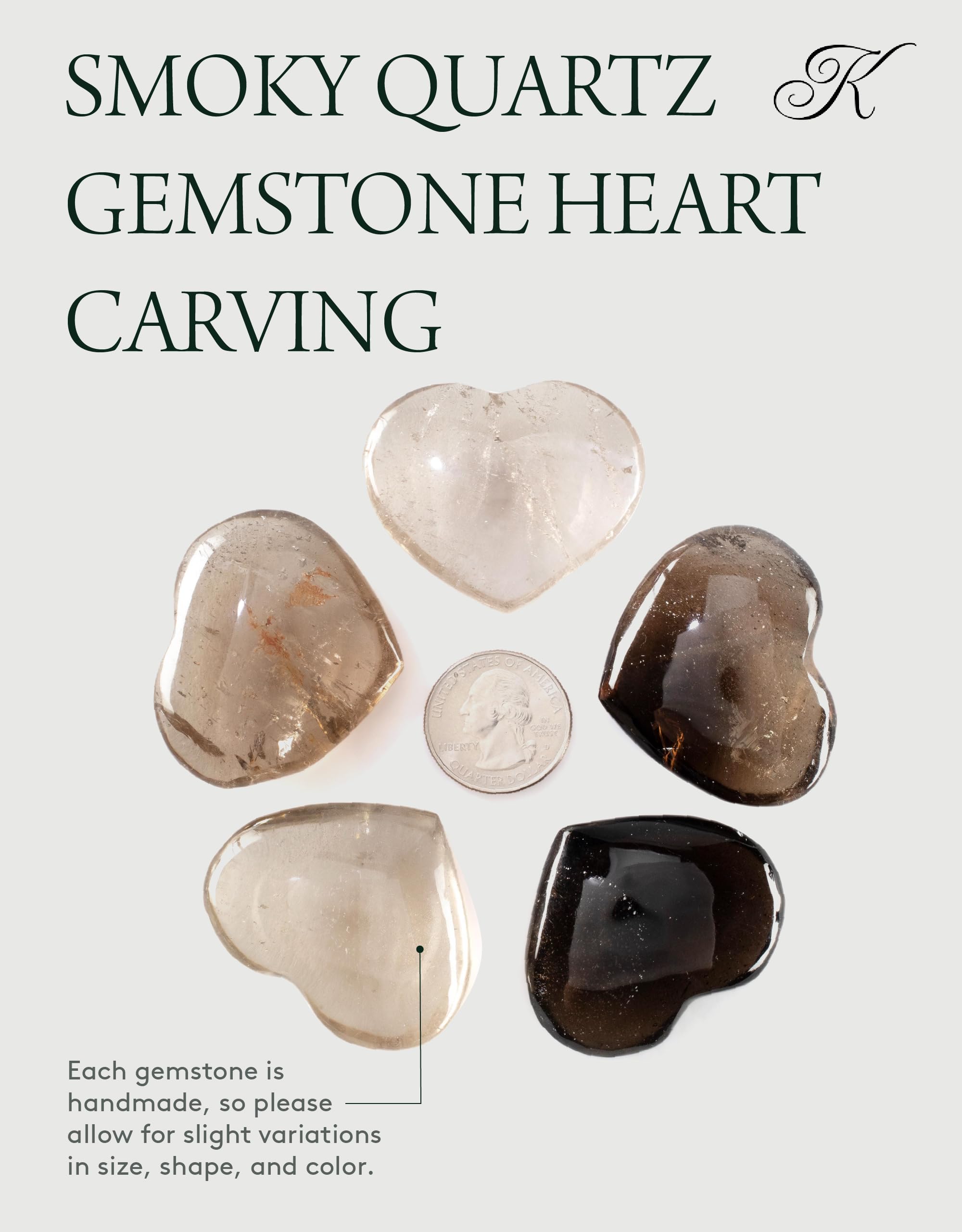 Kalifano information card included with stone background and care tips