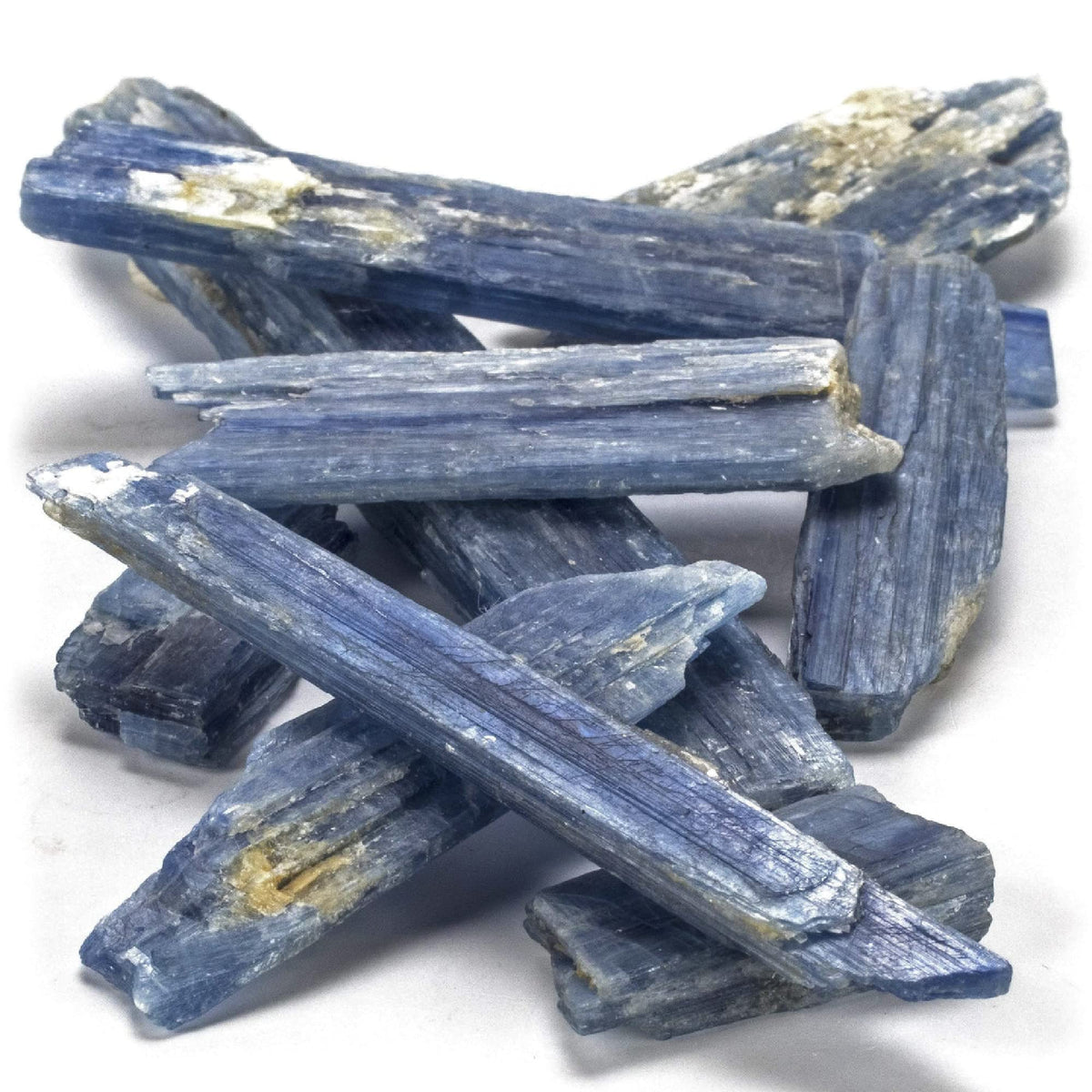 KALIFANO blue kyanite blades pack for meditation and calm focus.