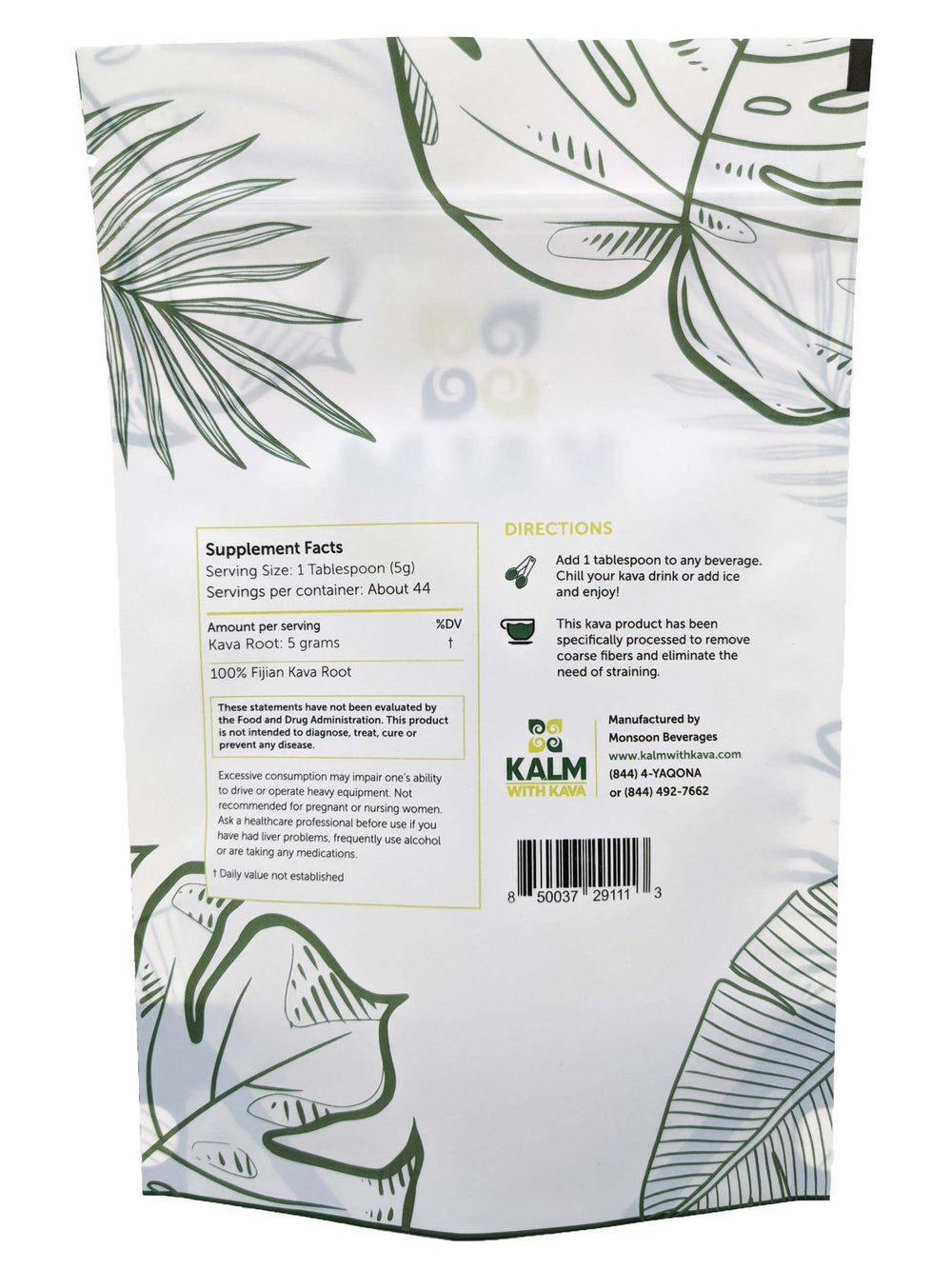 KALM Loa Waka kava mixed into beverages for calm and restful evenings.