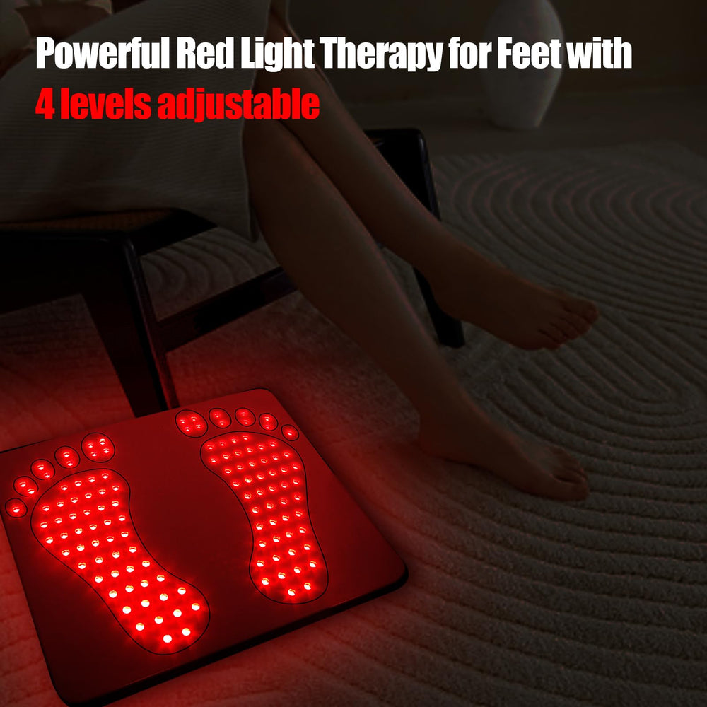 Kaltagled red-light therapy control panel close-up with adjustable timer and warmth.