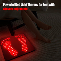 Kaltagled red-light therapy control panel close-up with adjustable timer and warmth.