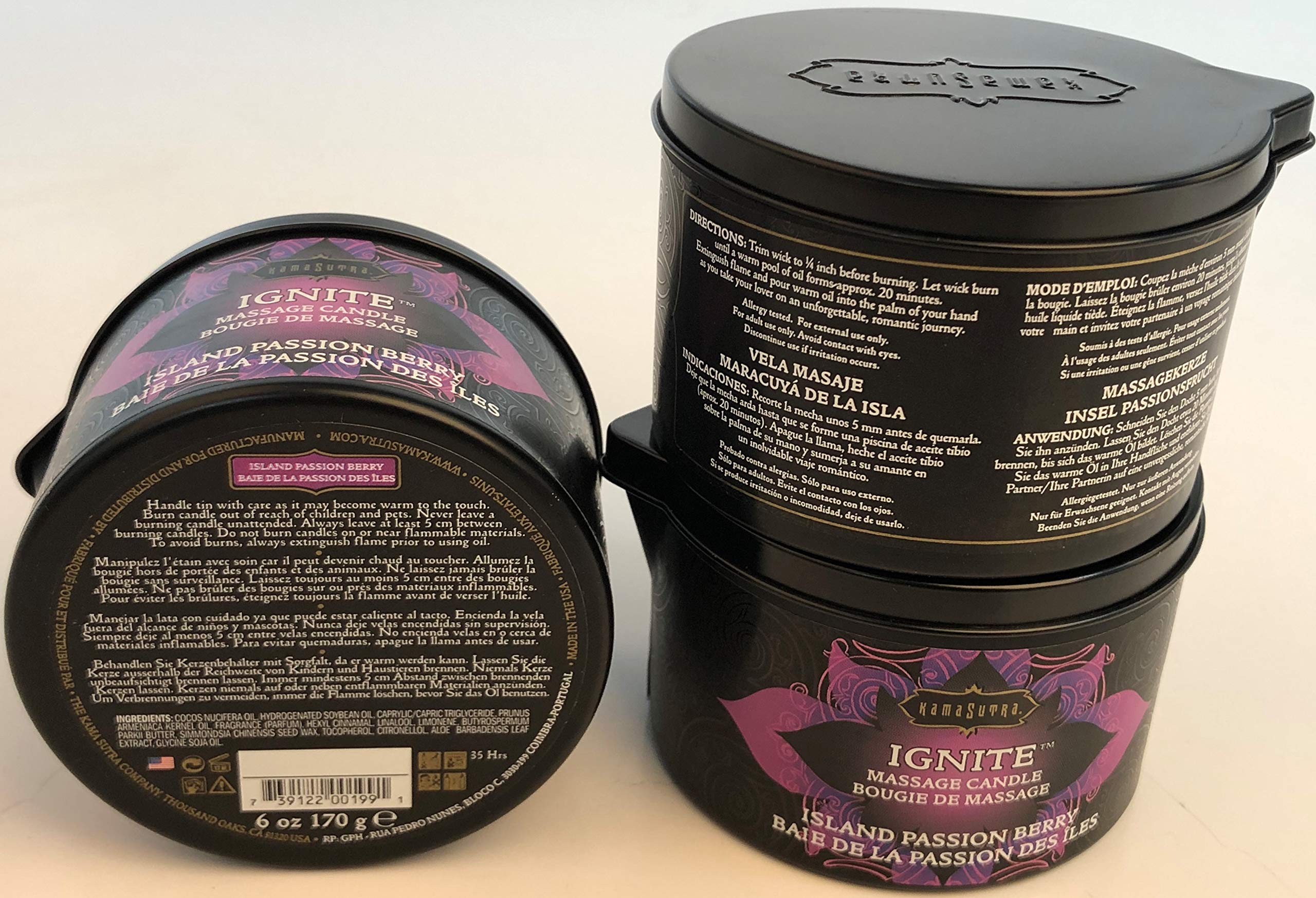 KAMA SUTRA Ignite non-greasy massage candle finish after use