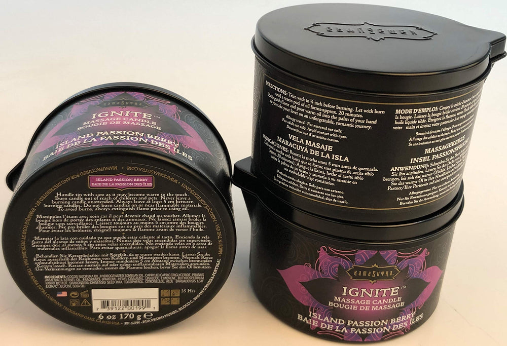 KAMA SUTRA Ignite non-greasy massage candle finish after use