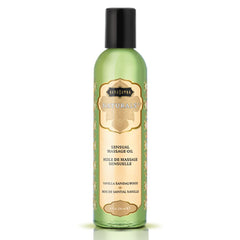 KAMA SUTRA Naturals Vanilla Sandalwood massage oil bottle for soothing, non-greasy skin care