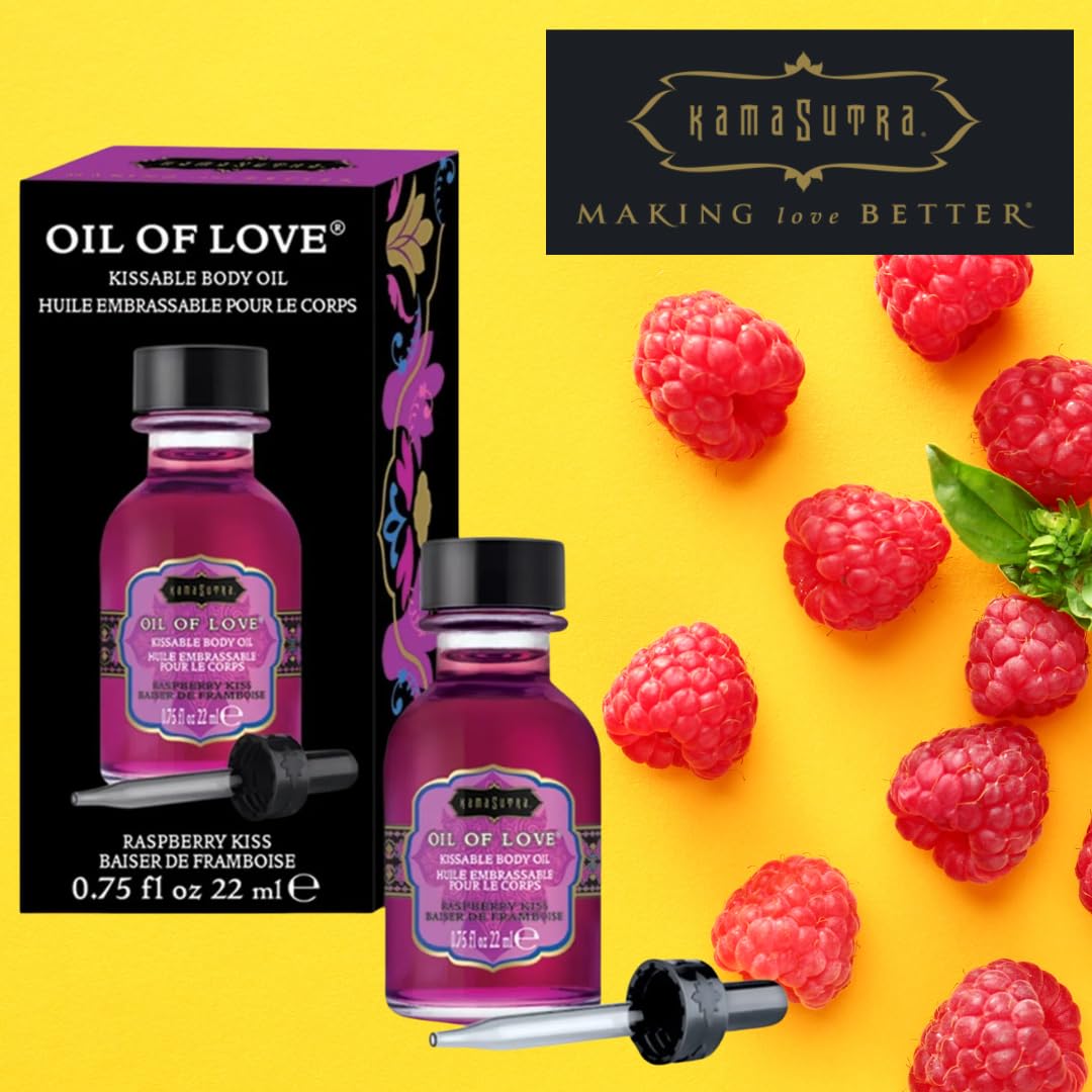 Raspberry Kiss packaging emphasizes water-based formula