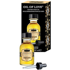 KAMA SUTRA Oil of Love Vanilla Creme bottle for kissable foreplay