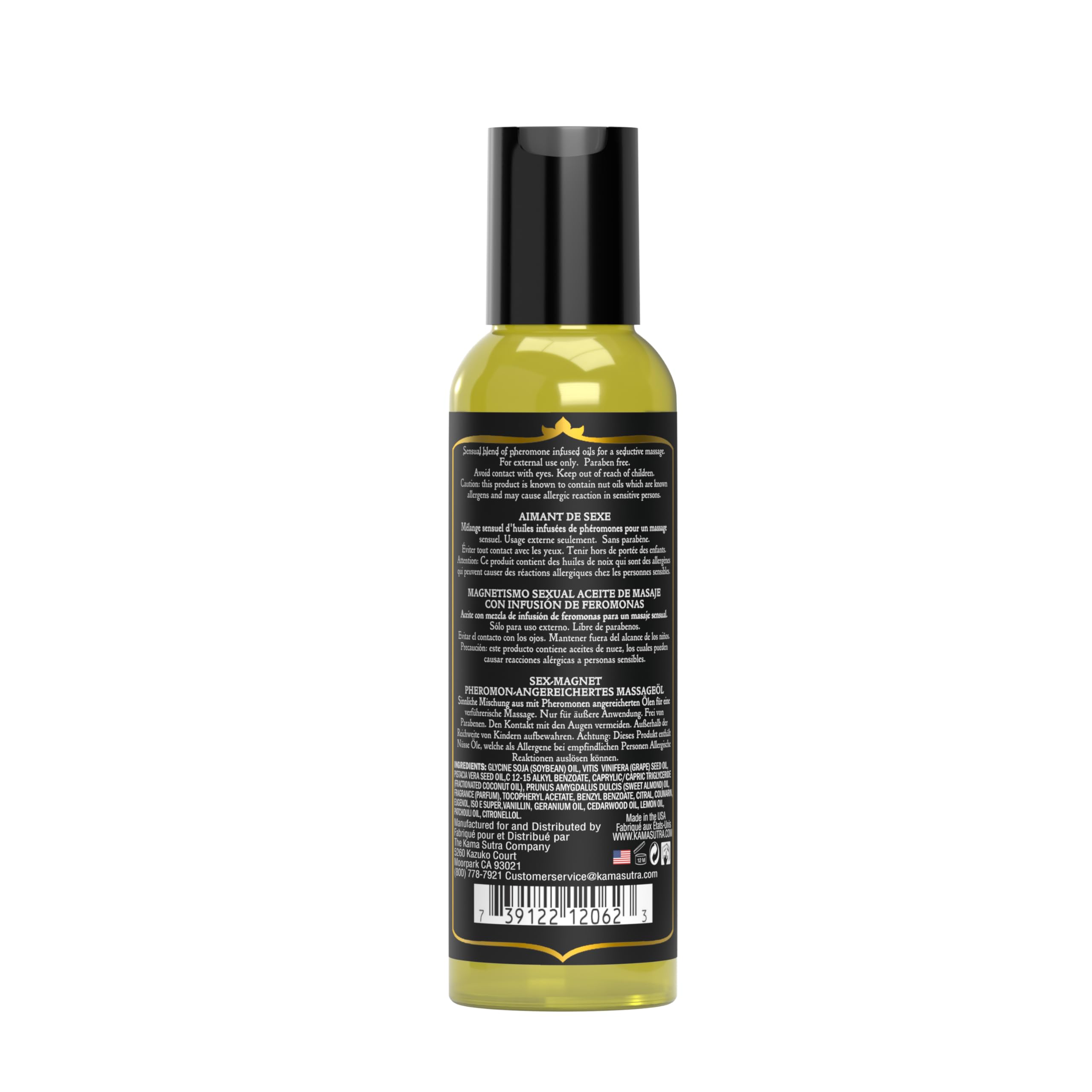 Kama Sutra Sex Magnet Oil texture close-up showing ultra-moisturizing creaminess for long-lasting hydration.