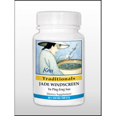 Kan Herbs Jade Windscreen bottle displaying traditional blend for daily wellness.