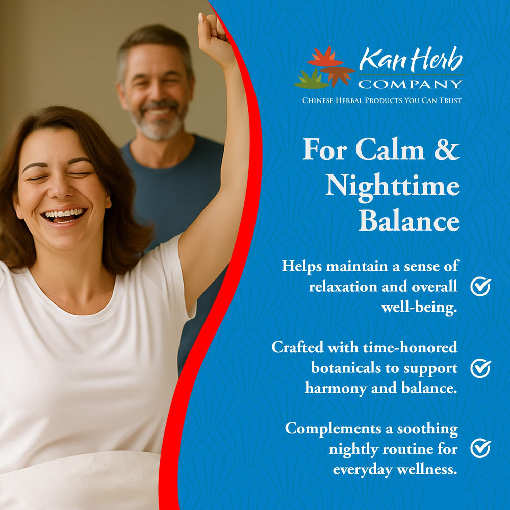 Kan Herbs Zizyphus Sleep Formula drops in hot water for alcohol evaporation.
