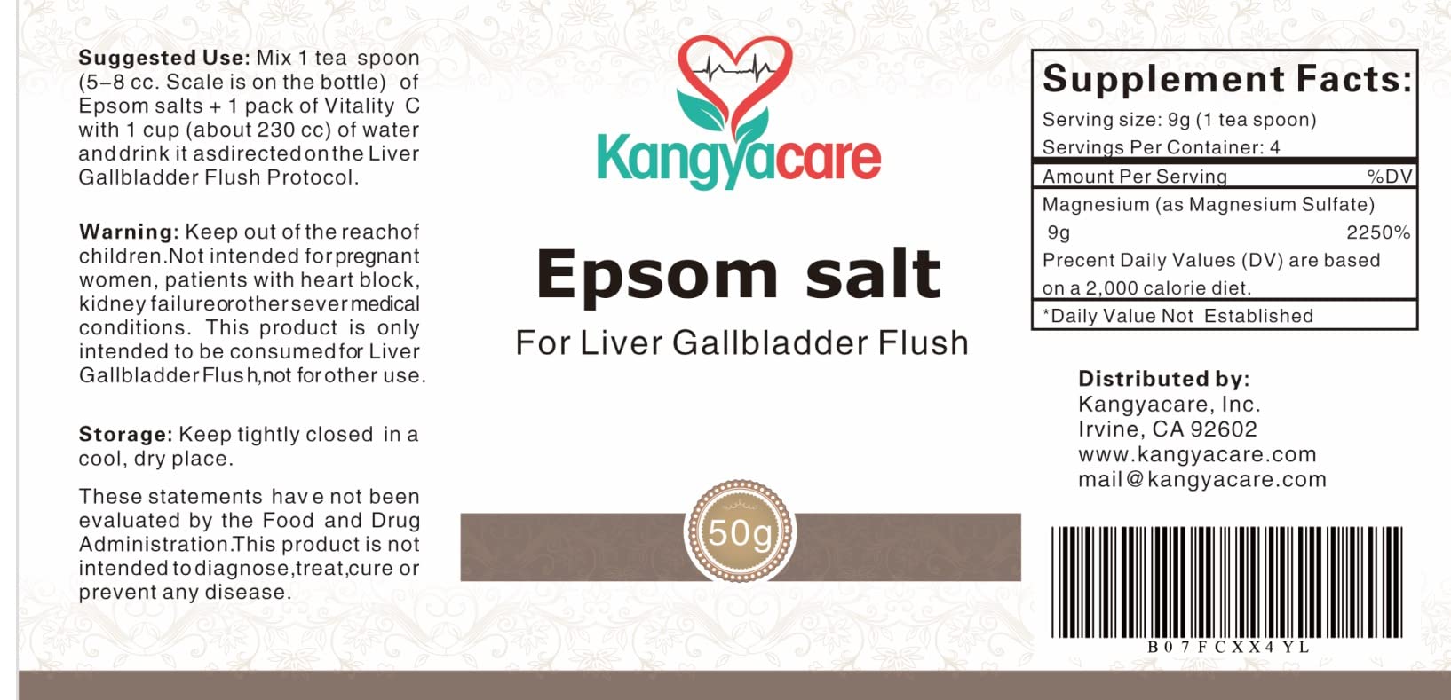 Kangyacare high-dose Active C packets to boost vitamin C stores during detox