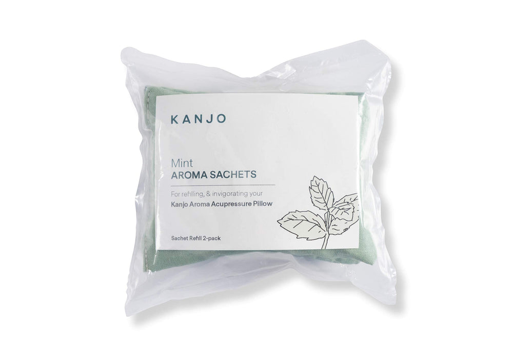 Kanjo Mint Sachet Refills in car interior for on-the-go minty lift