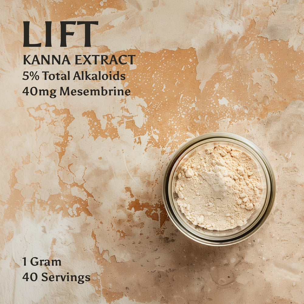 Kanna Lift microscoop spoon enables precise powder portions for consistent dosing.