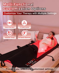 Kaoudt adjustable therapy modes and brightness for personalized sessions