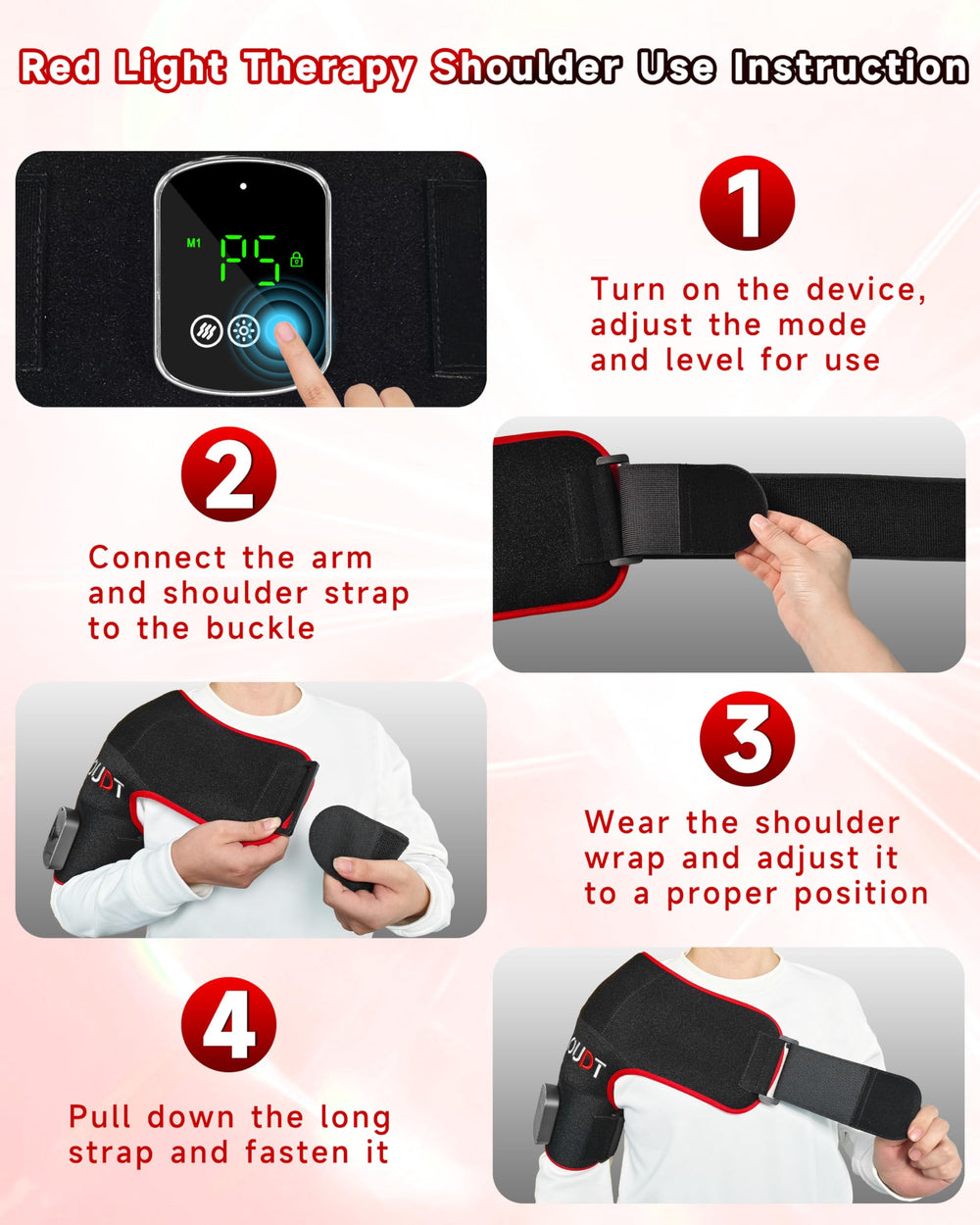 Kaoudt packaging includes accessories for quick setup
